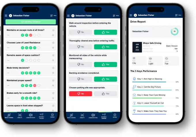 Digital In-Car Assessments