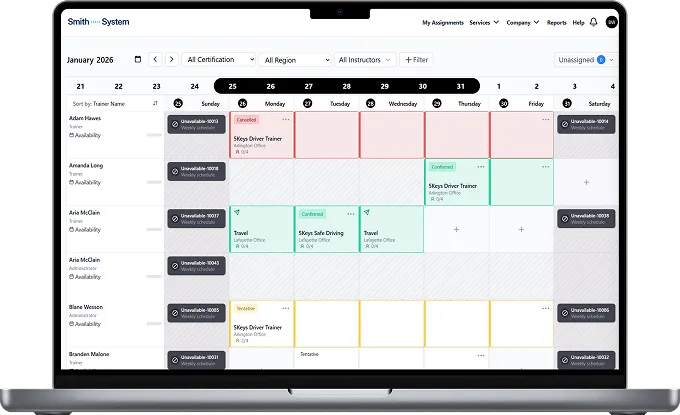 Streamlined Class Scheduling